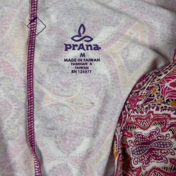 Prana Bali Nadia 3/4 Sleeve Faux Wrap V Neck A Line Dress - Picture 3 of 3